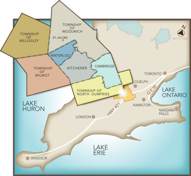 Map of Southern Ontario