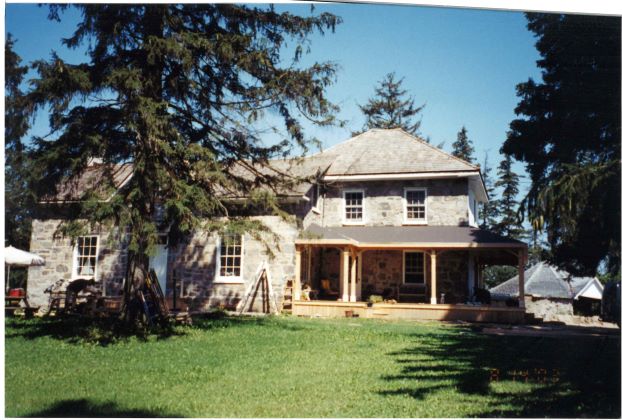 Front view of heritage house at 1720 Spragues Road